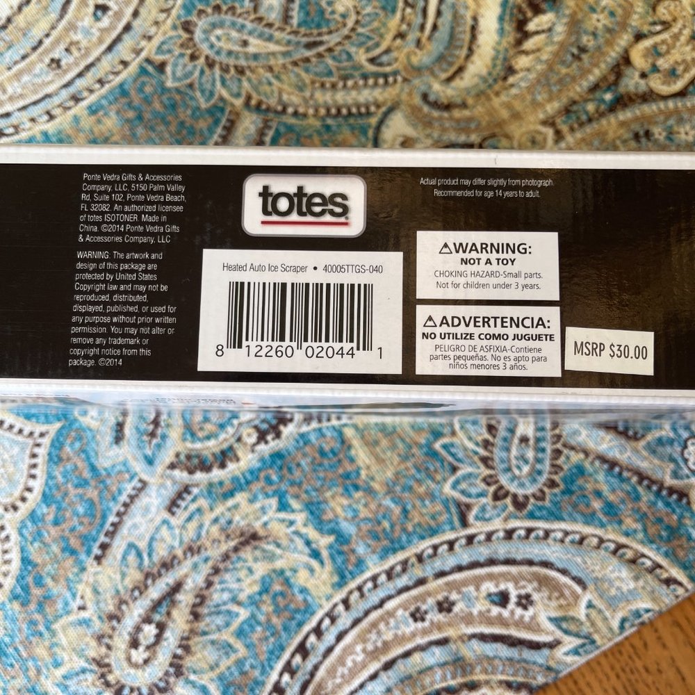 Totes Heated Auto Ice Scraper New In Box - Picture 5 of 5